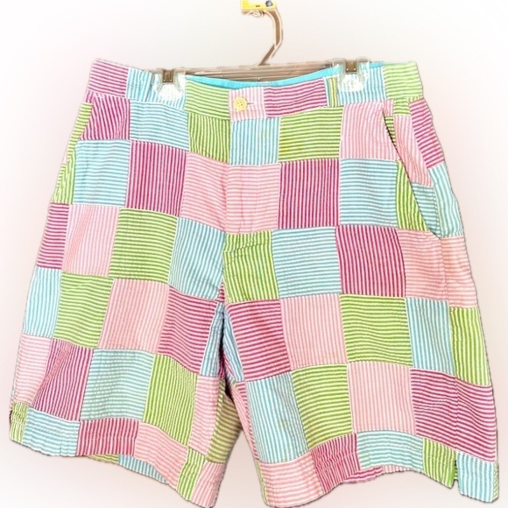 - Orvis seersucker patch shorts Size 8